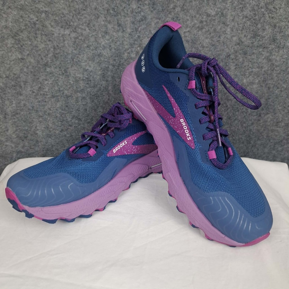 Brooks Cascadia 17 Athletic Running Shoe Womens Size 10 1203921B449 Blue - Picture 6 of 12